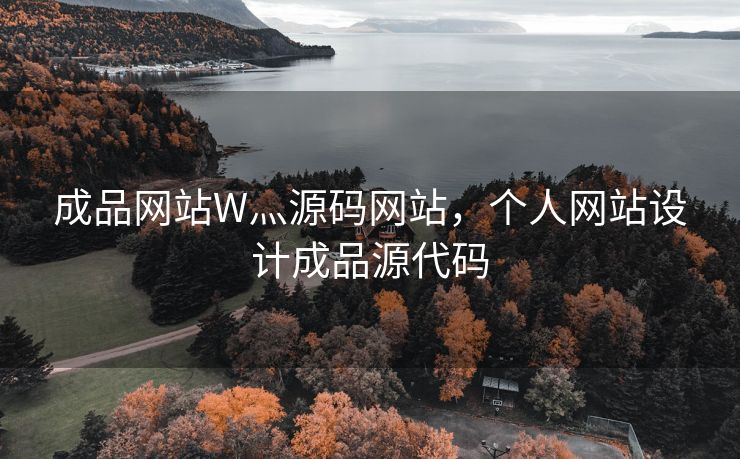 成品网站W灬源码网站，个人网站设计成品源代码