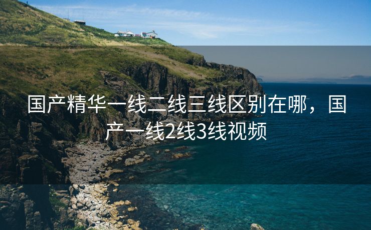国产精华一线二线三线区别在哪，国产一线2线3线视频