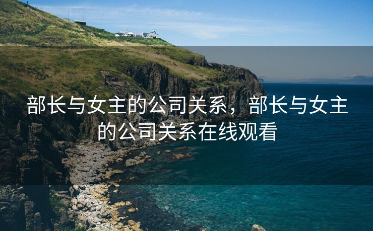 部长与女主的公司关系，部长与女主的公司关系在线观看